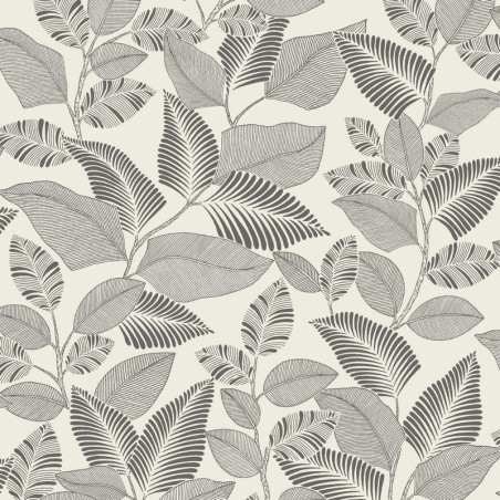 Papel pintado Paraty con diseño de lianas y selva ecuatorial.