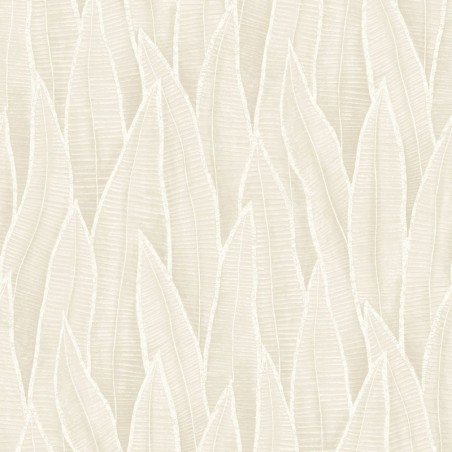 Papel pintado Sansevieria con diseño vertical de hojas exóticas.