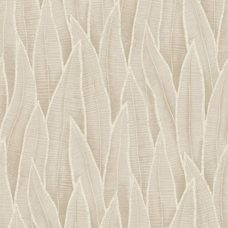 Papel pintado Sansevieria con diseño vertical de hojas exóticas.