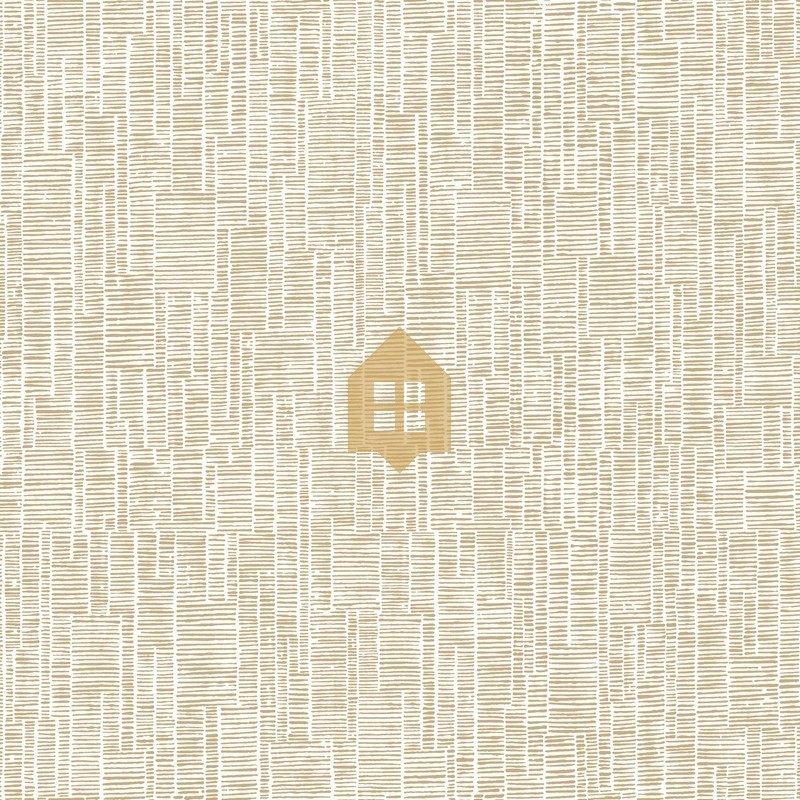 Papel pintado Capri con diseño lineal de efecto tiza artesanal.