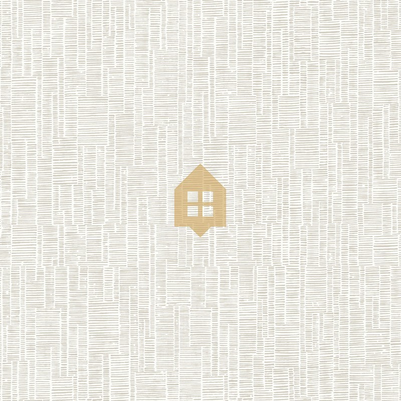 Papel pintado Capri con diseño lineal de efecto tiza artesanal.