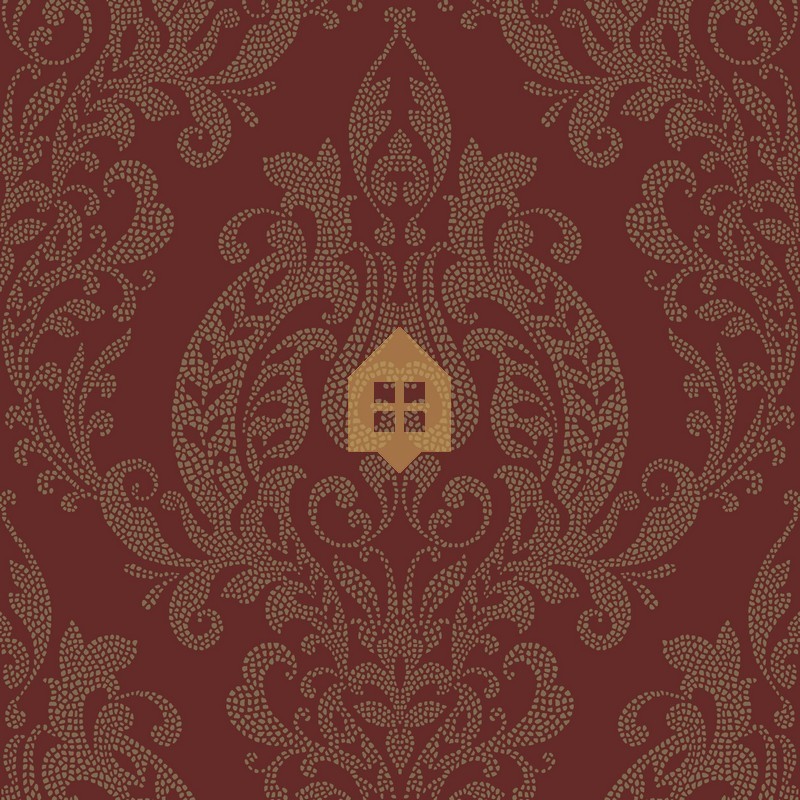 Papel pintado Quintessence con motivo clásico y brillos sutiles.
