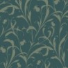 Papel pintado Opaline con diseño de arabescos vegetales y acabado de lujo.
