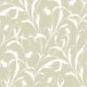 Papel pintado Opaline con diseño de arabescos vegetales y acabado de lujo.