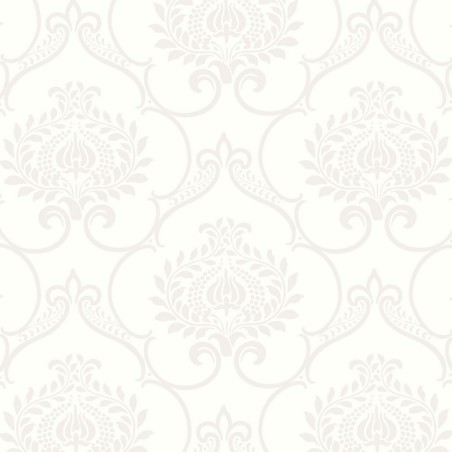 Papel pintado Panache con diseño floral gráfico y estilo retro.