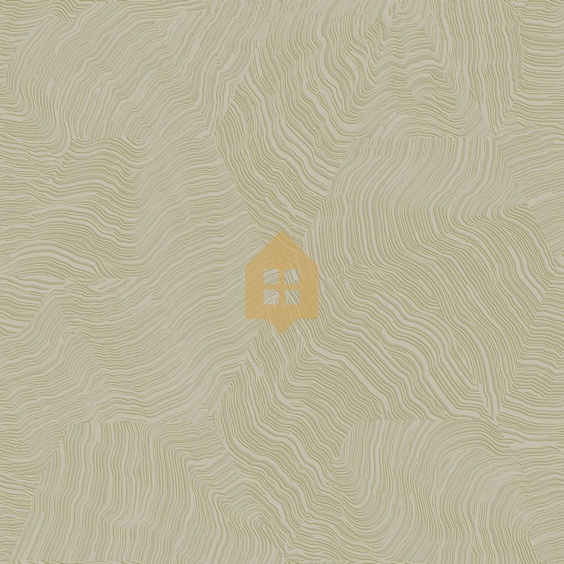 Papel pintado Infusion con textura moiré y efecto de seda ondulada.