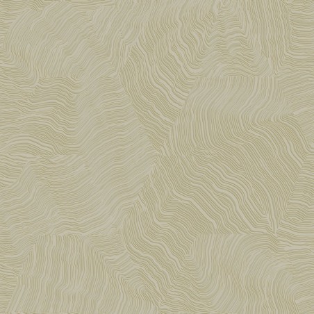 Papel pintado Infusion con textura moiré y efecto de seda ondulada.