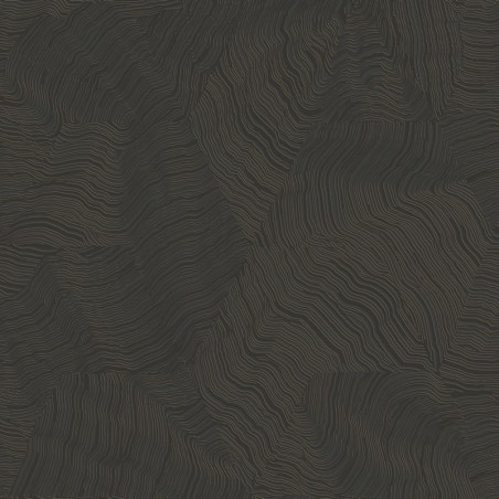 Papel pintado Infusion con textura moiré y efecto de seda ondulada.