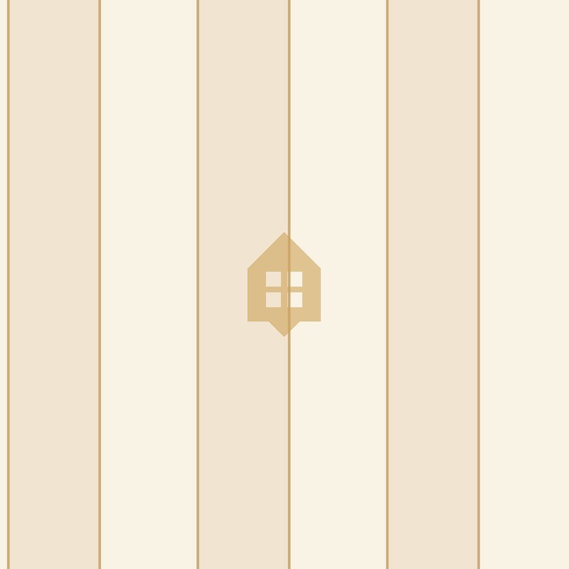 Papel pintado Golden Lines con diseño de rayas finas y detalles metálicos.