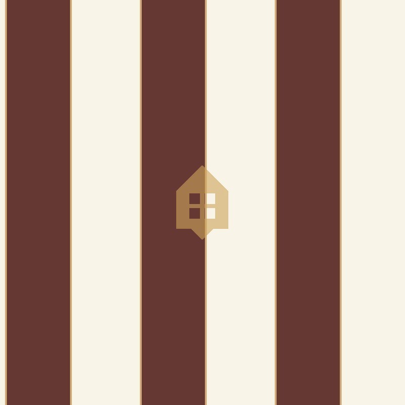 Papel pintado Golden Lines con diseño de rayas finas y detalles metálicos.