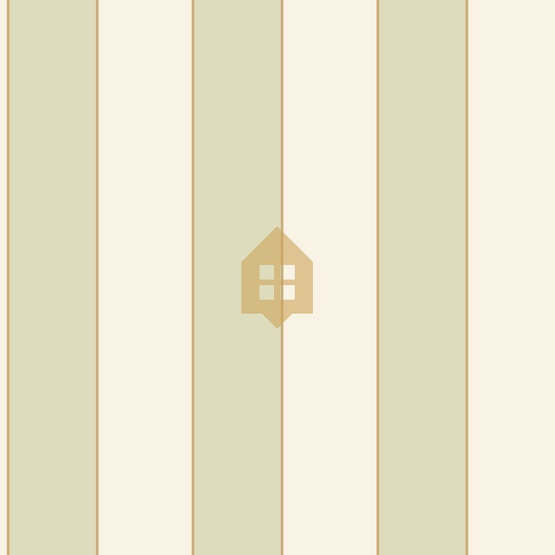 Papel pintado Golden Lines con diseño de rayas finas y detalles metálicos.