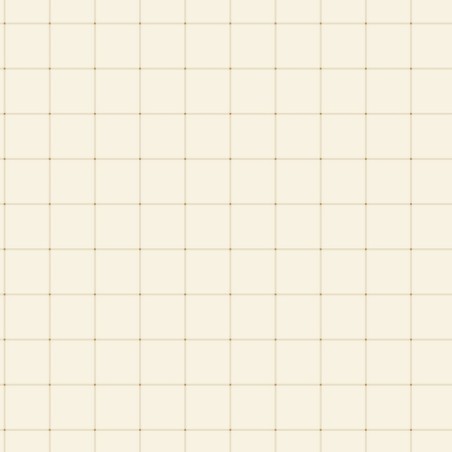 Papel pintado Alphonse con diseño geométrico y puntos dorados.