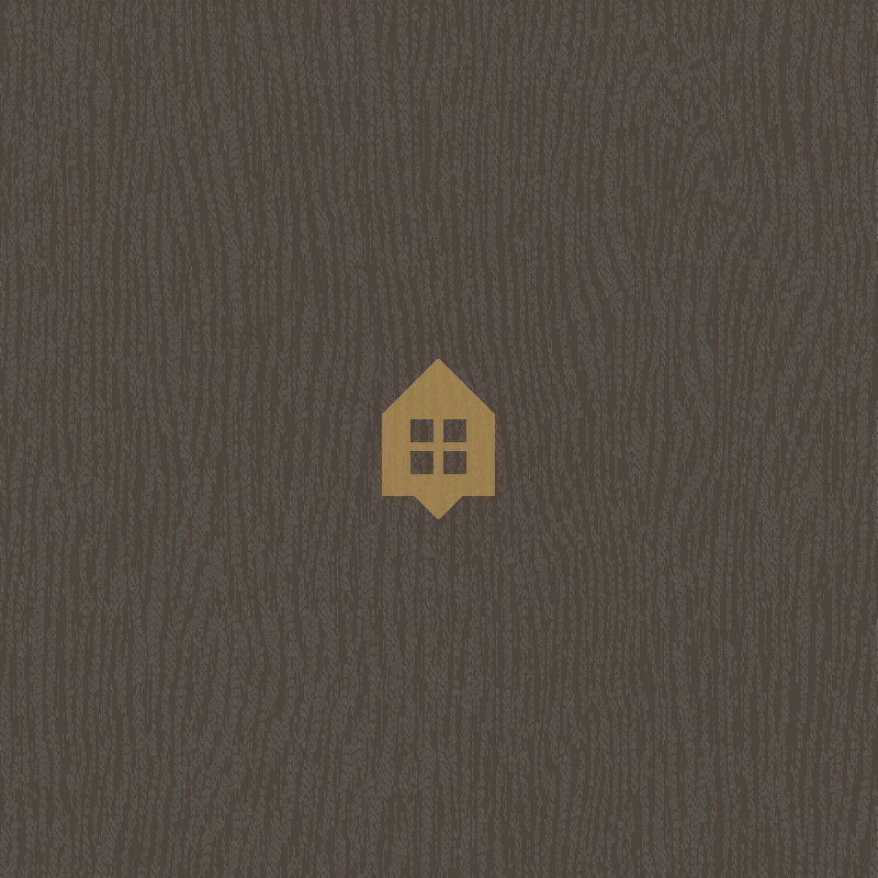 Papel pintado Incrusta con diseño de marquetería y efecto madera.