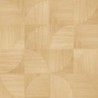 Papel pintado Structura con diseño geométrico de marquetería.