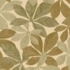 Papel pintado Lignaria con diseño vegetal y textura de madera.