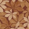 Papel pintado Lignaria con diseño vegetal y textura de madera.