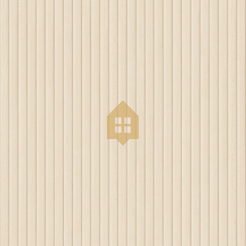 Papel pintado Boisea con diseño de listones de madera verticales.