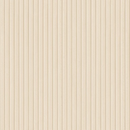 Papel pintado Boisea con diseño de listones de madera verticales.