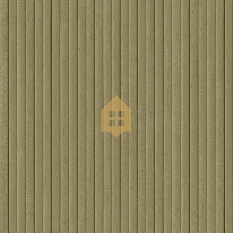 Papel pintado Boisea con diseño de listones de madera verticales.