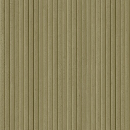 Papel pintado Boisea con diseño de listones de madera verticales.