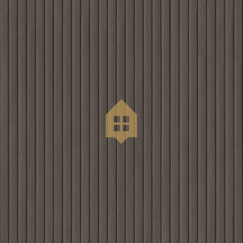 Papel pintado Boisea con diseño de listones de madera verticales.