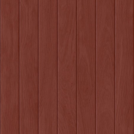 Papel pintado Essentia con diseño de paneles de madera clásicos.