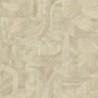 Papel pintado Intarsia con diseño de mosaico de hojas naturales.
