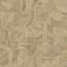 Papel pintado Intarsia con diseño de mosaico de hojas naturales.