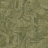 Papel pintado Intarsia con diseño de mosaico de hojas naturales.