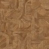 Papel pintado Intarsia con diseño de mosaico de hojas naturales.