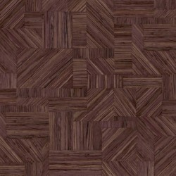 Papel pintado Imbrication con diseño geométrico de paja entrelazada.