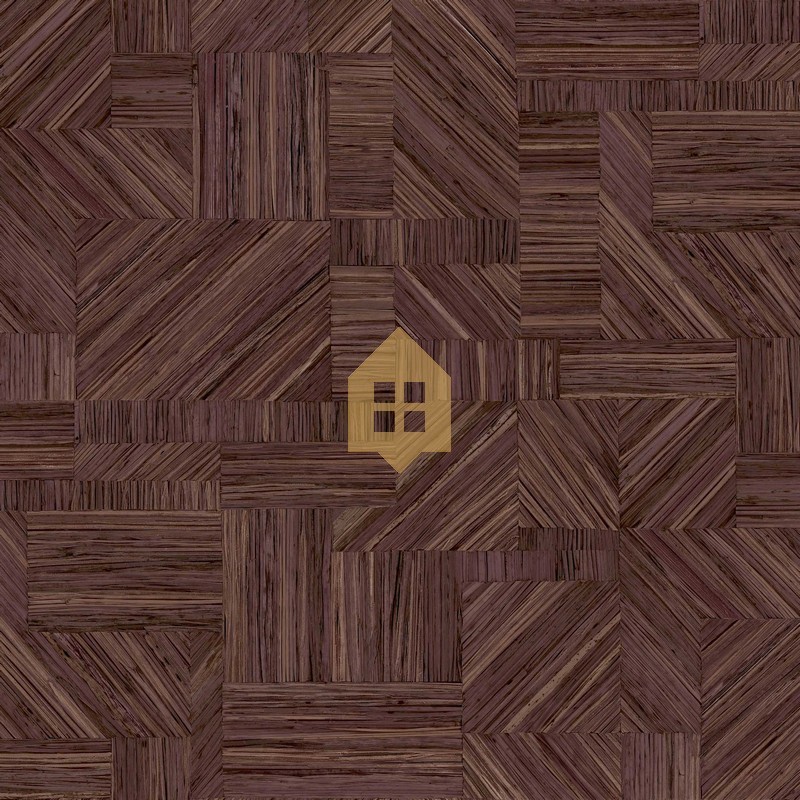 Papel pintado Imbrication con diseño geométrico de paja entrelazada.
