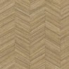 Papel pintado Ocotea con diseño de espiga efecto varas de madera.