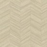 Papel pintado Ocotea con diseño de espiga efecto varas de madera.