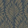 Papel pintado Gustav con diseño ornamental de líneas fluidas.