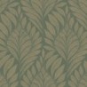 Papel pintado Gustav con diseño ornamental de líneas fluidas.