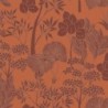 Papel pintado Inara con diseño de paisaje vegetal efecto pintura.