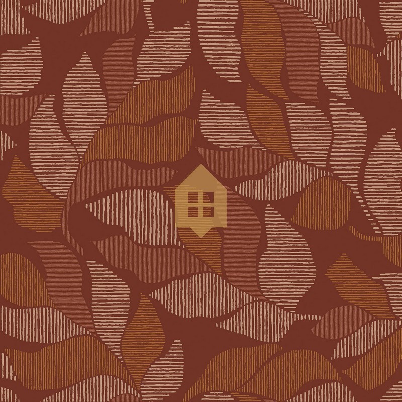 Papel pintado Lontara con diseño de hojas de palmera tropical.