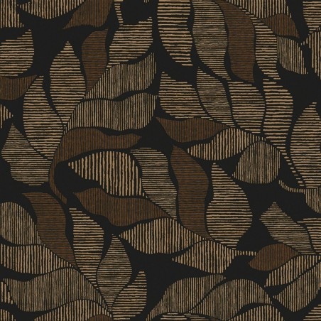 Papel pintado Lontara con diseño de hojas de palmera tropical.