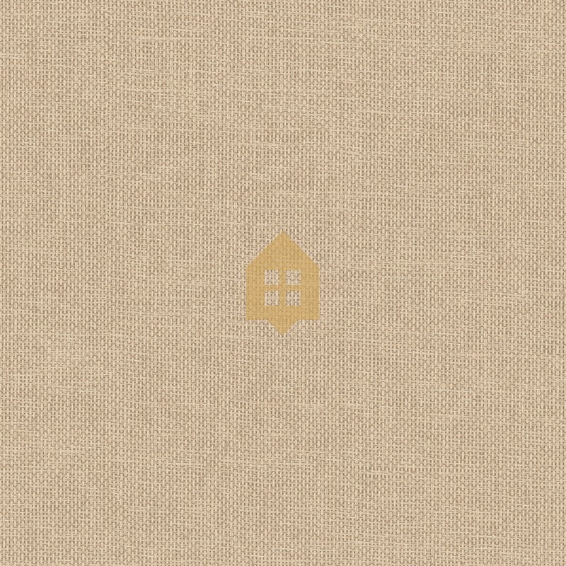 Papel pintado Vannora con textura de rafia tejida natural.