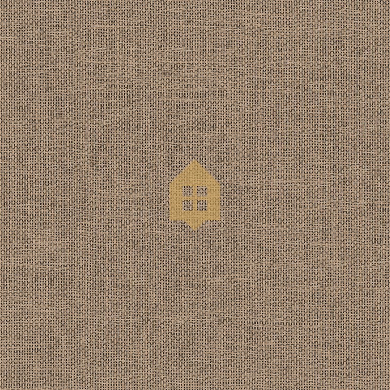 Papel pintado Vannora con textura de rafia tejida natural.