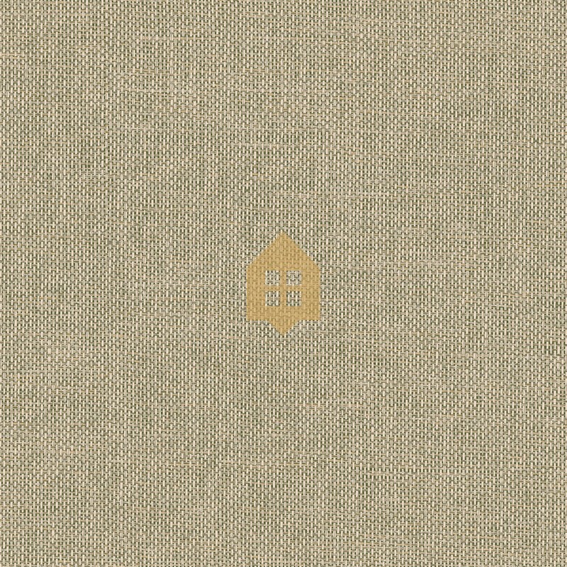 Papel pintado Vannora con textura de rafia tejida natural.