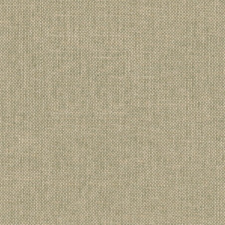 Papel pintado Vannora con textura de rafia tejida natural.