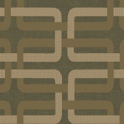 Papel pintado Matjara con diseño de monograma clásico y elegante.