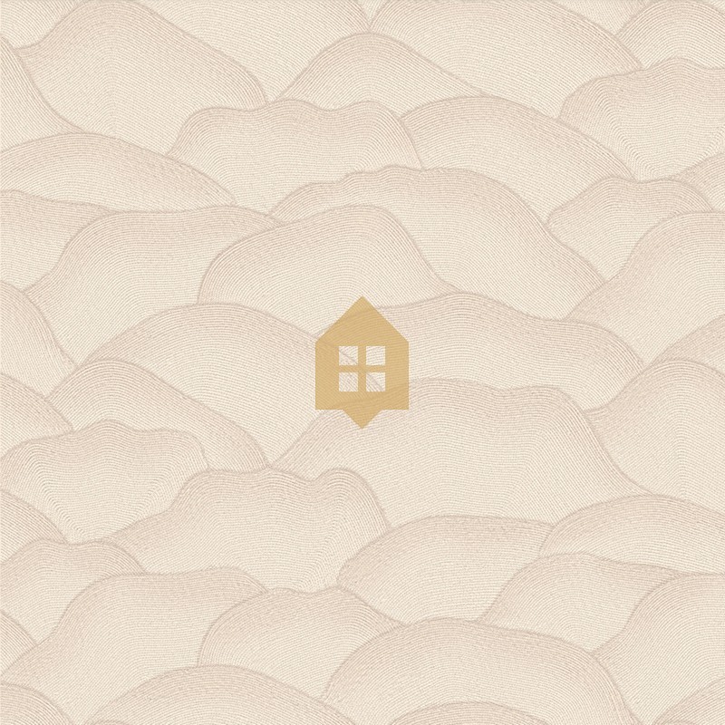 Papel pintado Ondula con diseño de líneas onduladas en relieve 3D.