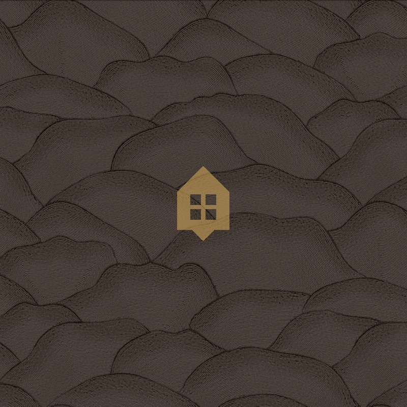 Papel pintado Ondula con diseño de líneas onduladas en relieve 3D.