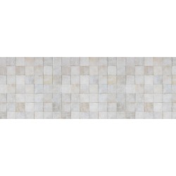 Cenefa decorativa Kitchen Box instalada sobre el frente de la cocina.