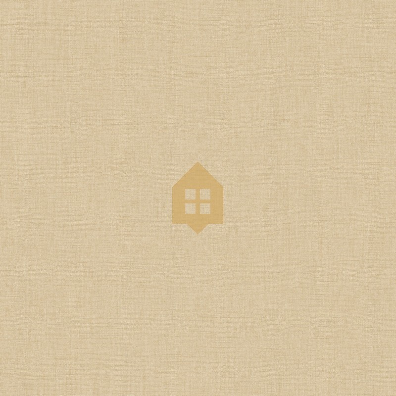 Papel pintado liso efecto lino Uni Mat en una pared de salón.