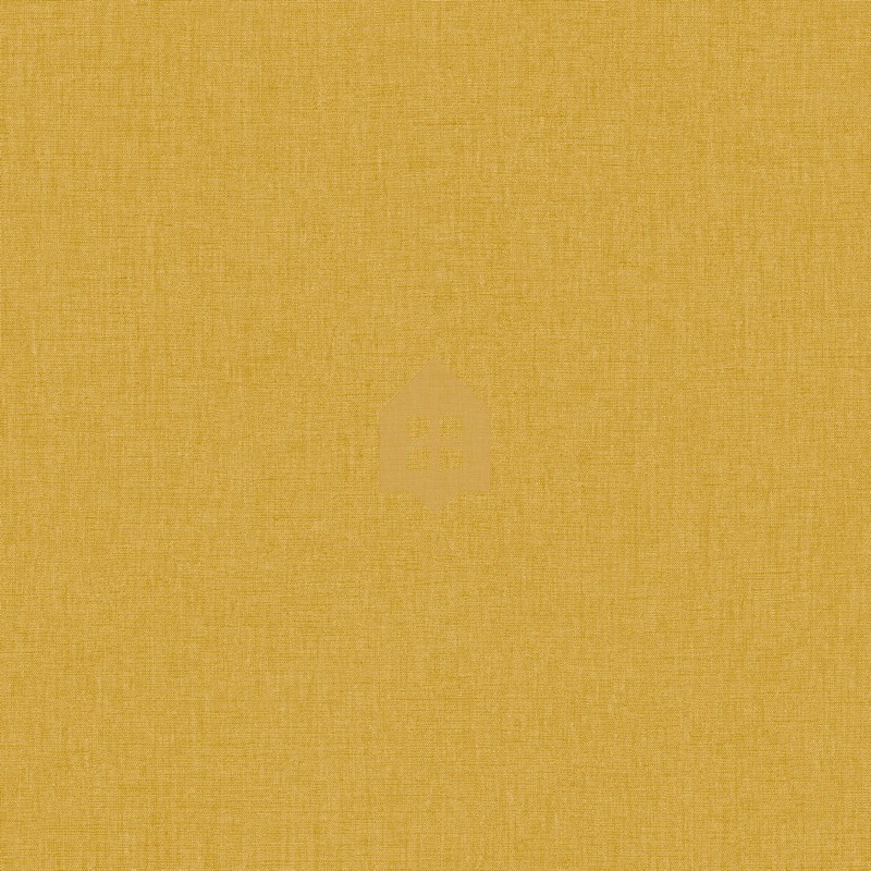 Papel pintado liso efecto lino Uni Mat en una pared de salón.