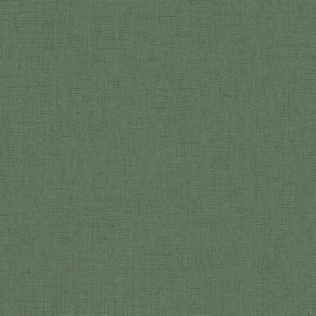 Papel pintado liso efecto lino Uni Mat en una pared de salón.